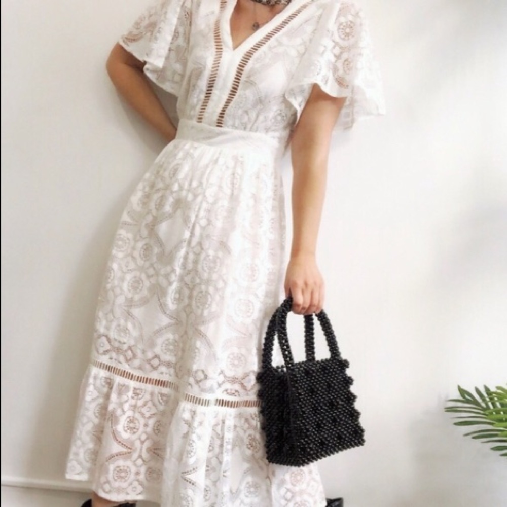 White Lace Dress